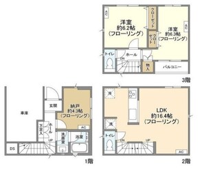 Kolet武蔵浦和西＃02の物件間取画像